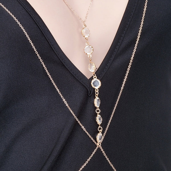 Luxe Multilayer Gold Cleavage Chain