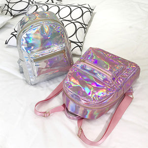 Laser Shine Holographic Backpack