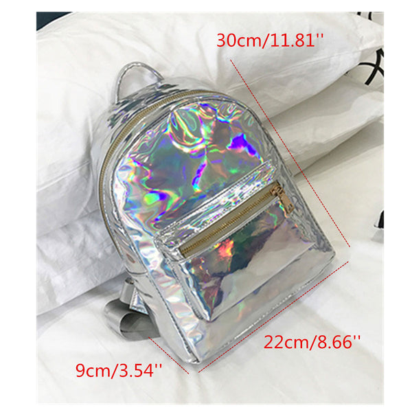 Laser Shine Holographic Backpack