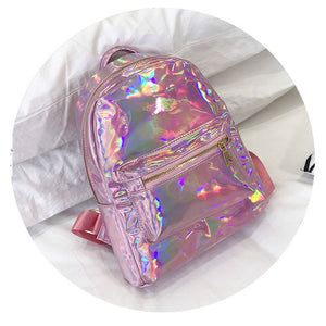 Laser Shine Holographic Backpack