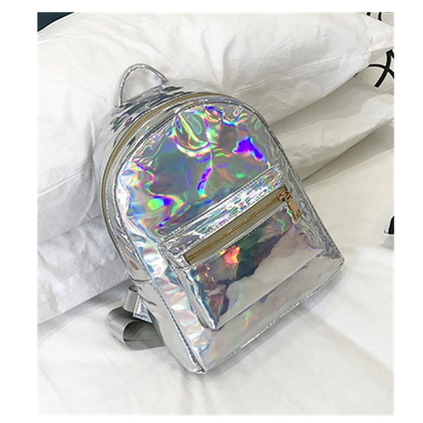 Laser Shine Holographic Backpack
