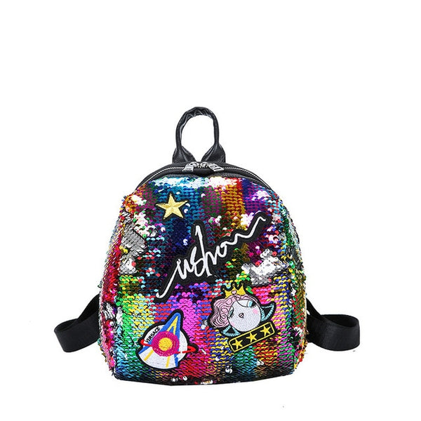 Mini Sequined Rave Backpack