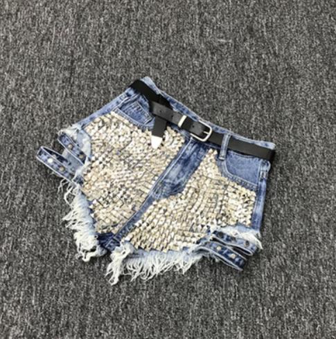 Raelynn Rivet Denim Shorts