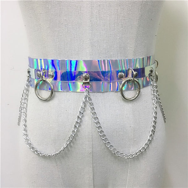 Hailey Holographic Harness Set