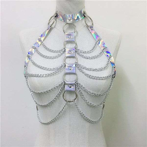 Hailey Holographic Harness Set